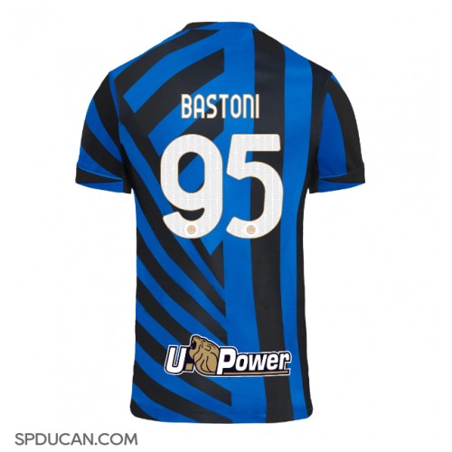 Muški Nogometni Dres Inter Milan Alessandro Bastoni #95 Domaci 2024-25 Kratak Rukav